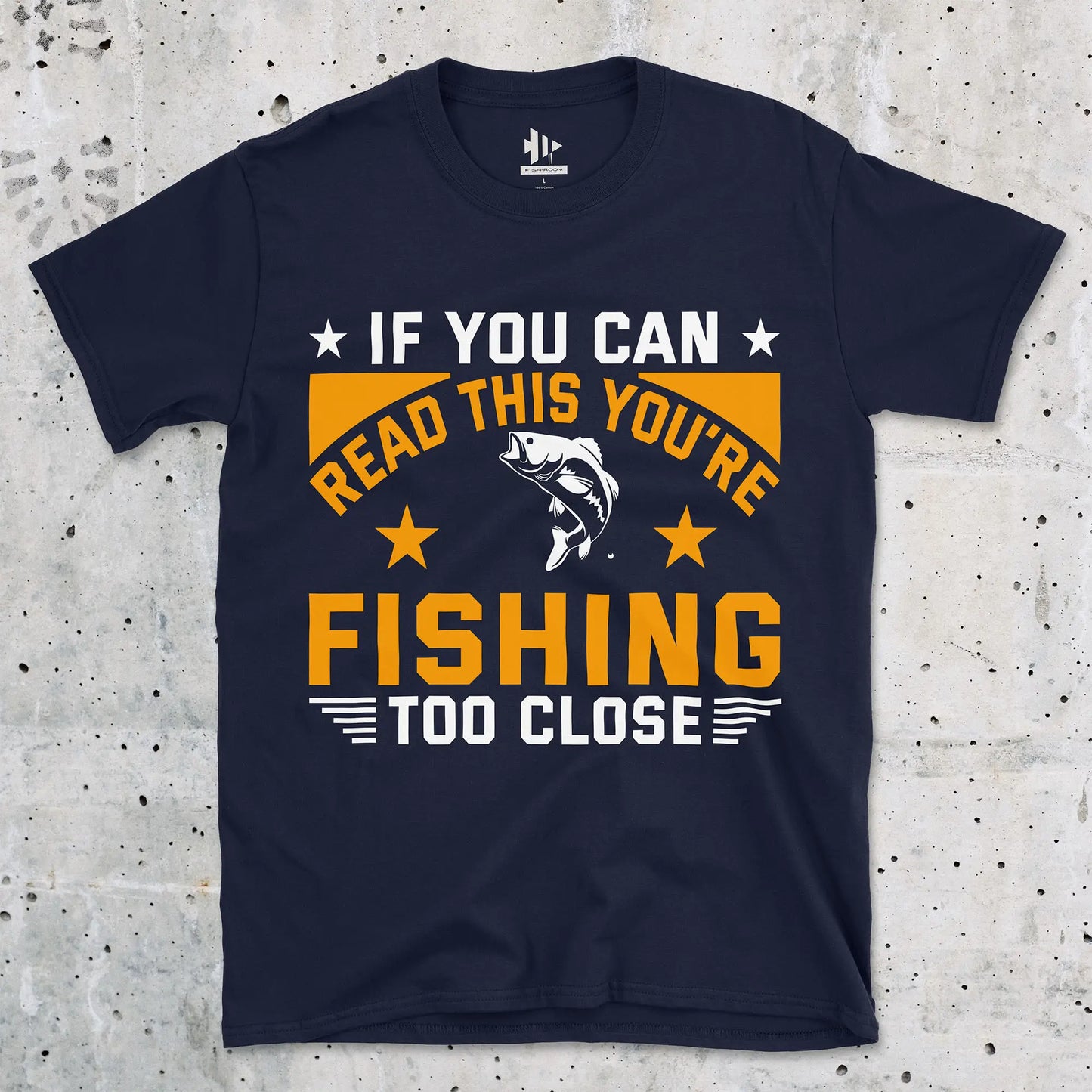 Navy, You're Fishing too Close Tee – fish-room