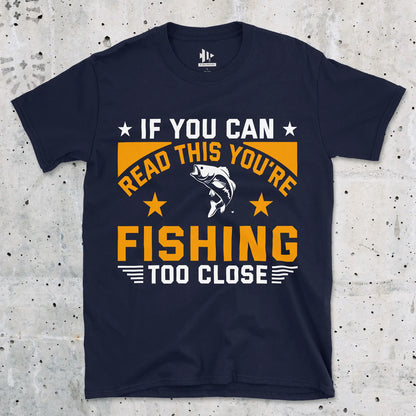 Navy, You're Fishing too Close Tee – fish-room