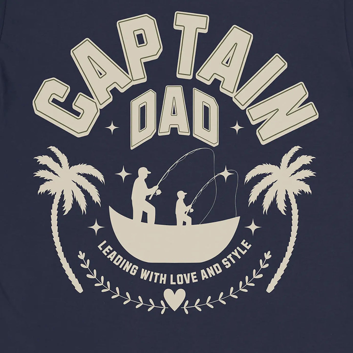 Navy, Captain Dad Tee – fish-room