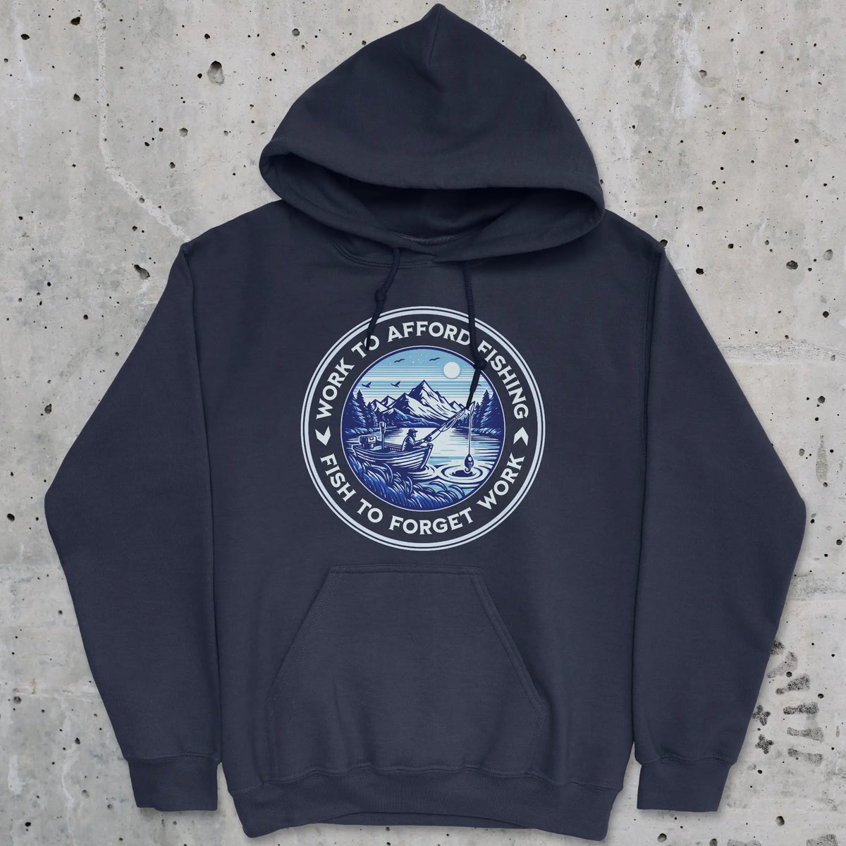Navy, Circle of Life Hoodie – fish-room