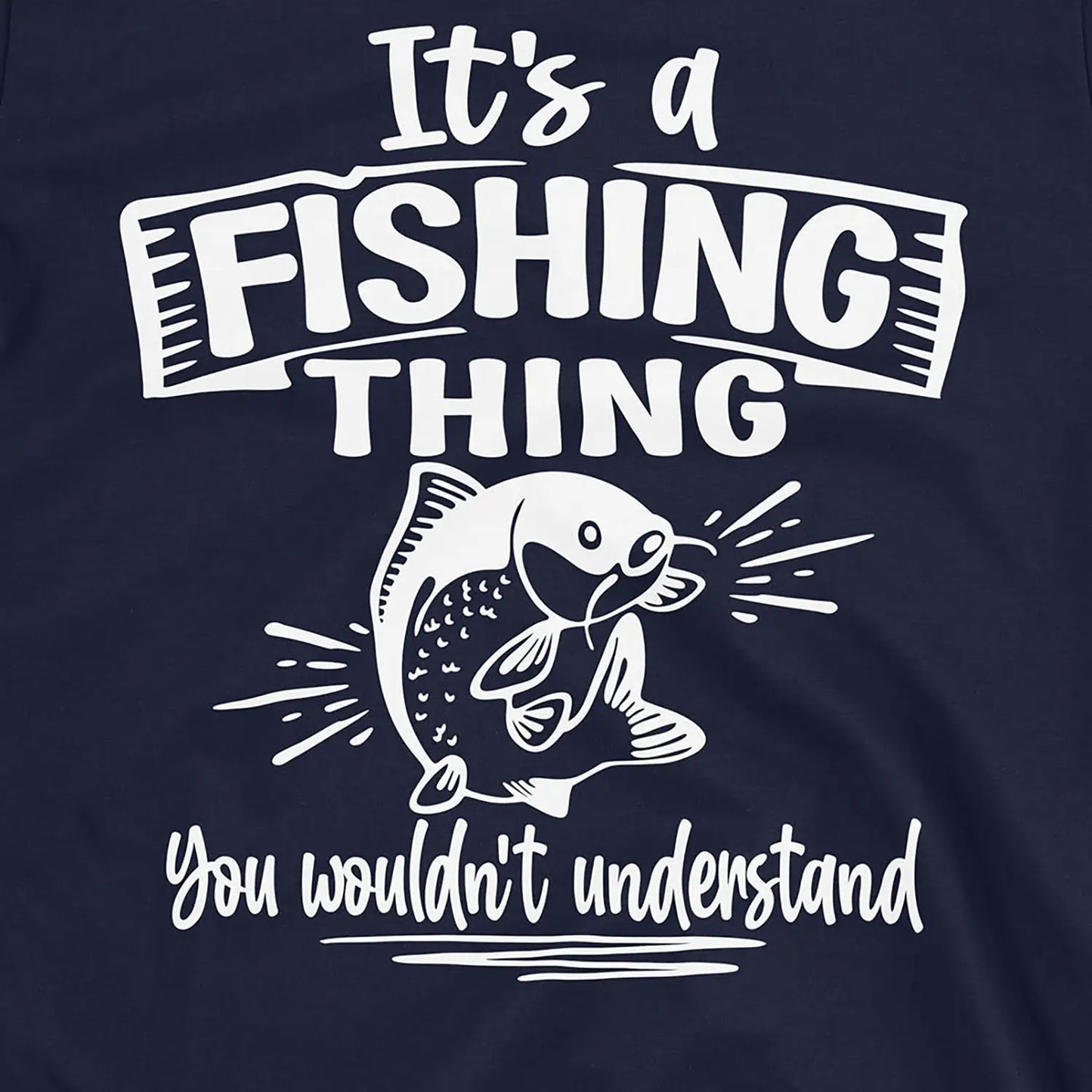 Navy, It's Fishing Thing Tee – fish-room
