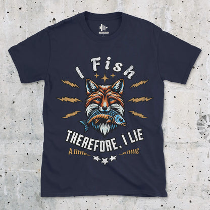 Navy, I Fish, Therefore I Lie... A Little Tee – fish-room