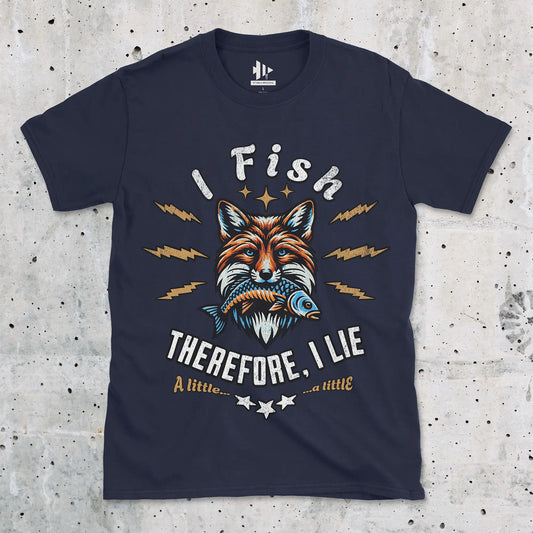 Navy, I Fish, Therefore I Lie... A Little Tee – fish-room
