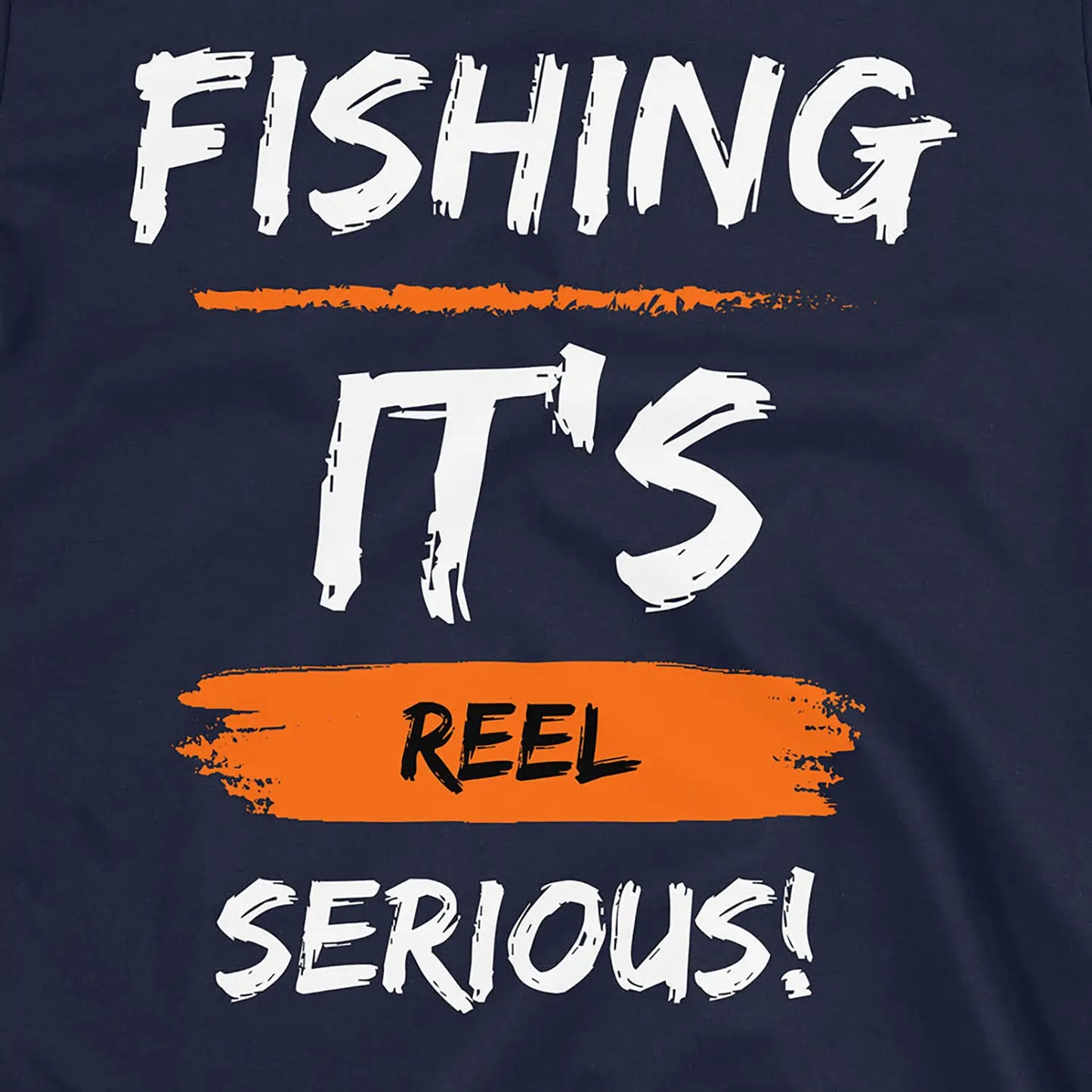 Navy, Fishing, it's reel serious! Tee – fish-room