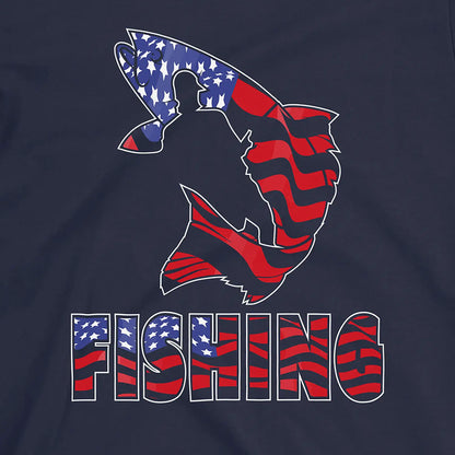 Navy, Fishing USA Tee – fish-room