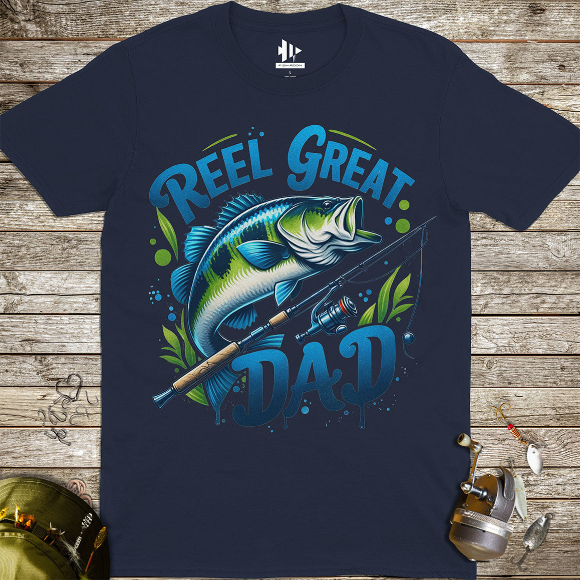 Reel Great Dad  Tee