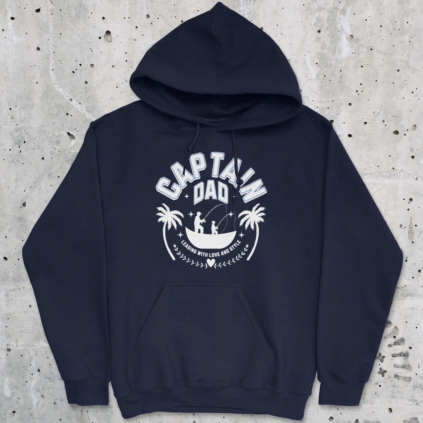 Navy, Captain Dad Hoodie – fish-room