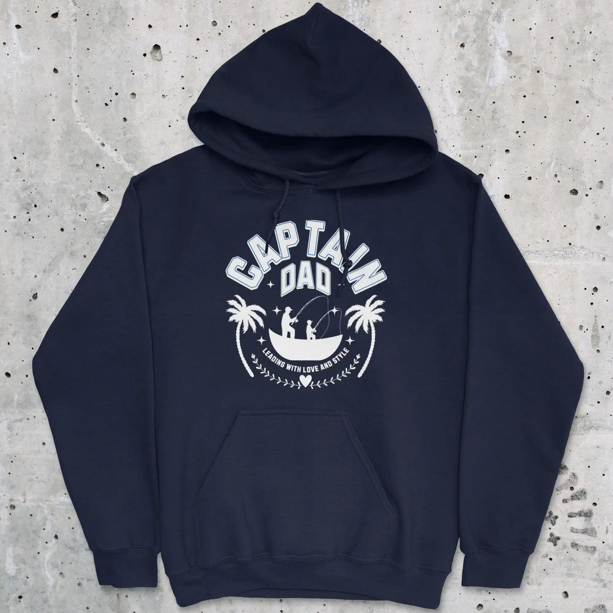 Navy, Captain Dad Hoodie – fish-room