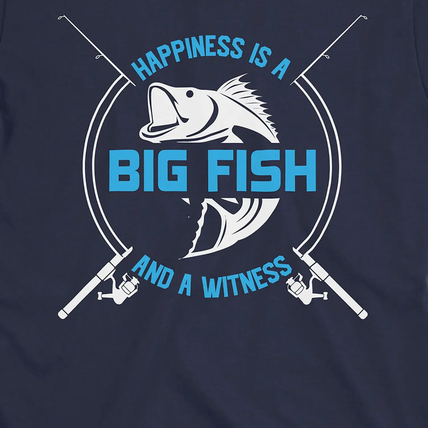 Navy, Big Fish Happiness Tee – fish-room