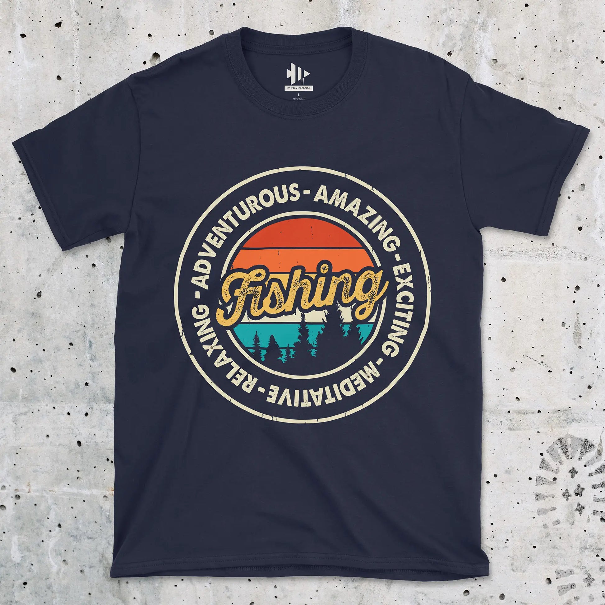 Navy, Adventurous Fishing Tee – fish-room