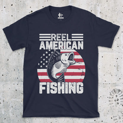Navy, Reel American Fishing Tee – fish-room