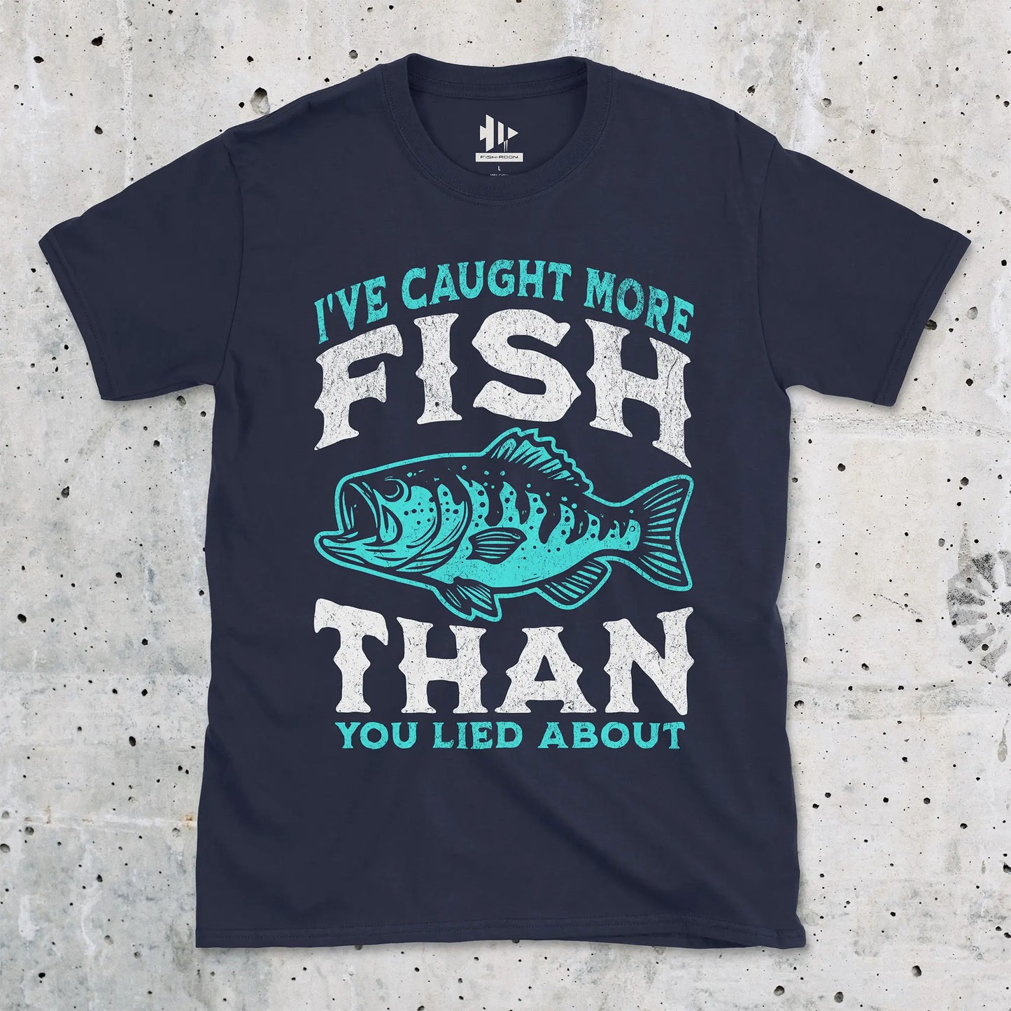 More Fish Than You Lied About Tee Navy T-Shirt