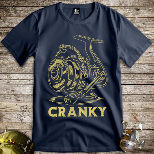 Cranky Tee-funny fishing t shirt-FISH-ROOM LLC