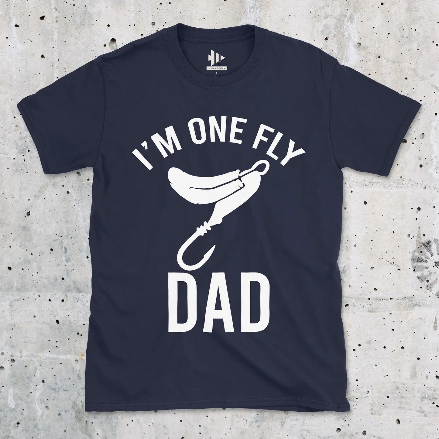 Navy, I'm One Fly Dad Tee – fish-room