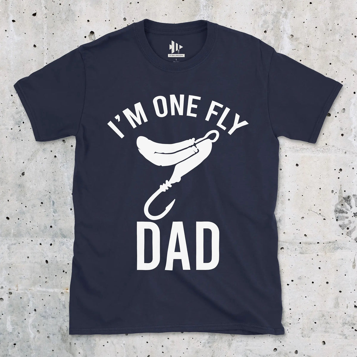 Navy, I'm One Fly Dad Tee – fish-room