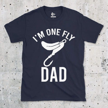 Navy, I'm One Fly Dad Tee – fish-room
