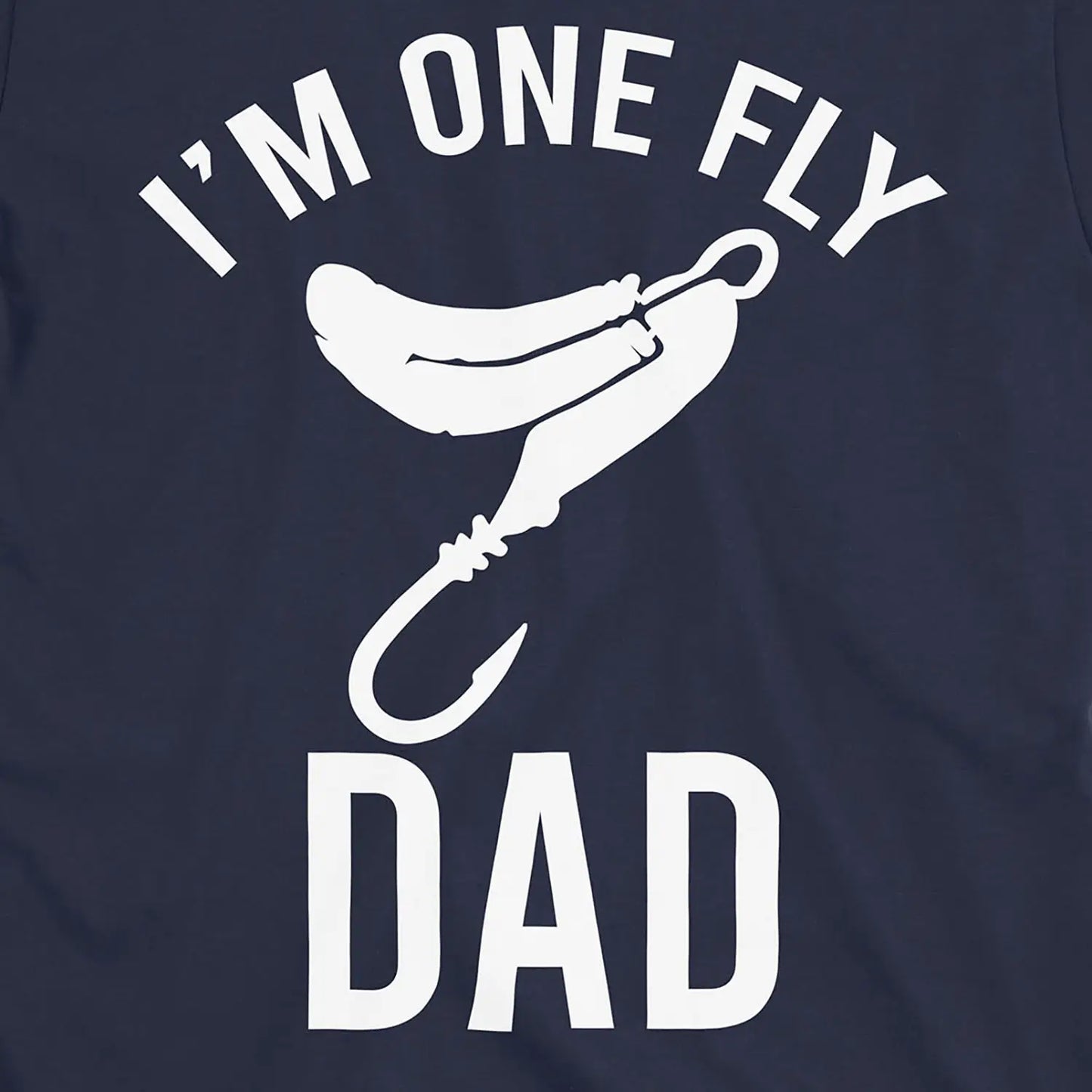Navy, I'm One Fly Dad Tee – fish-room