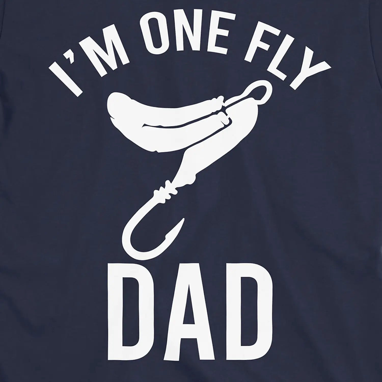 Navy, I'm One Fly Dad Tee – fish-room
