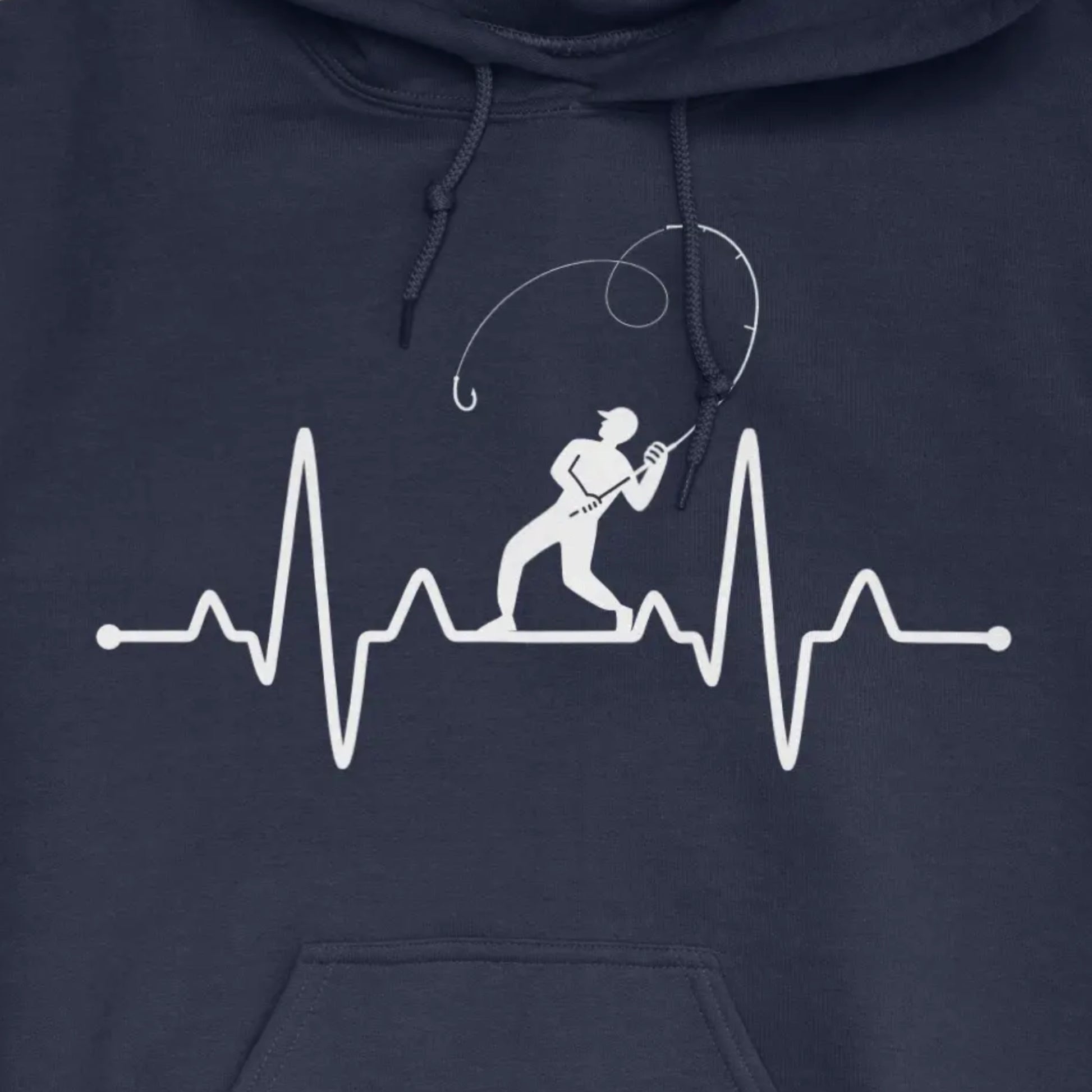 Navy, Fisherman's Heart Line Hoodie – fish-room