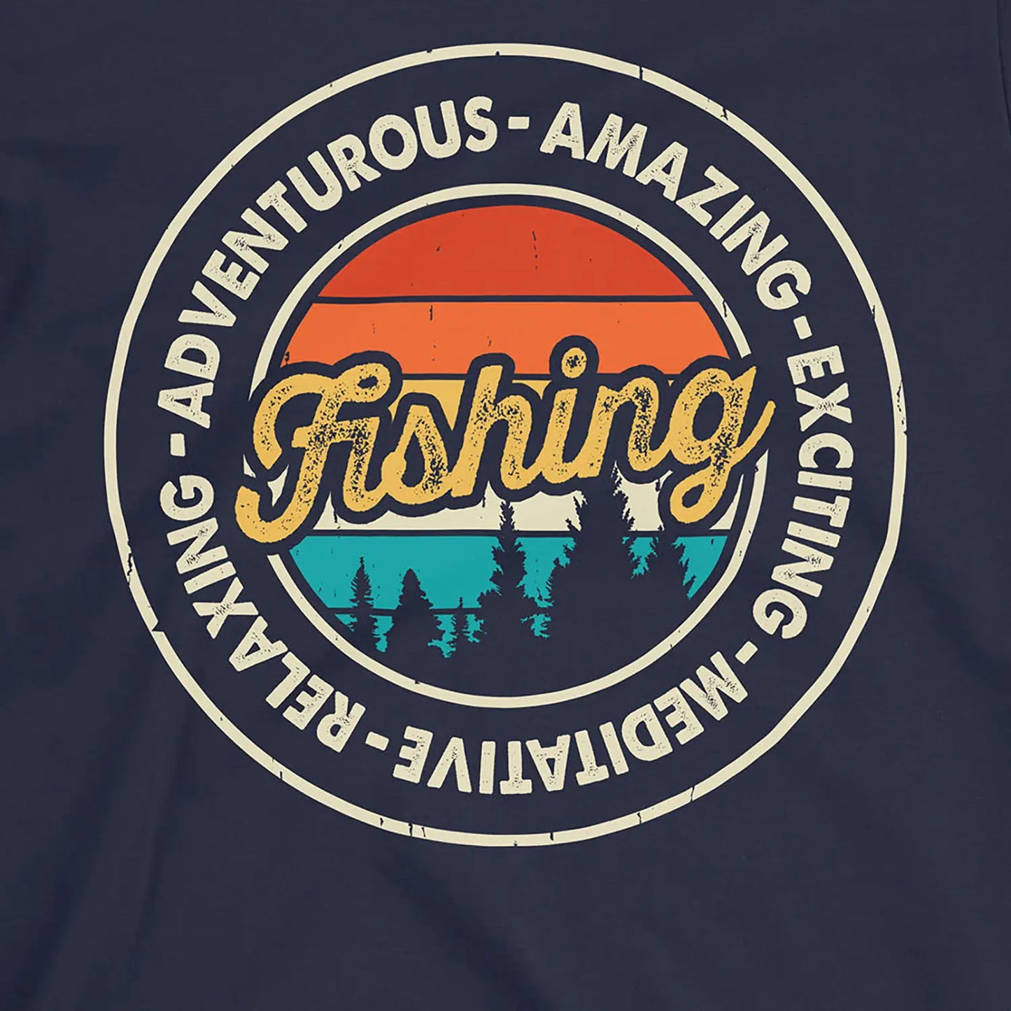 Navy, Adventurous Fishing Tee – fish-room