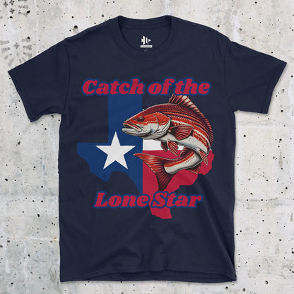 Navy, Catch of the Lone Star Tee – fish-room