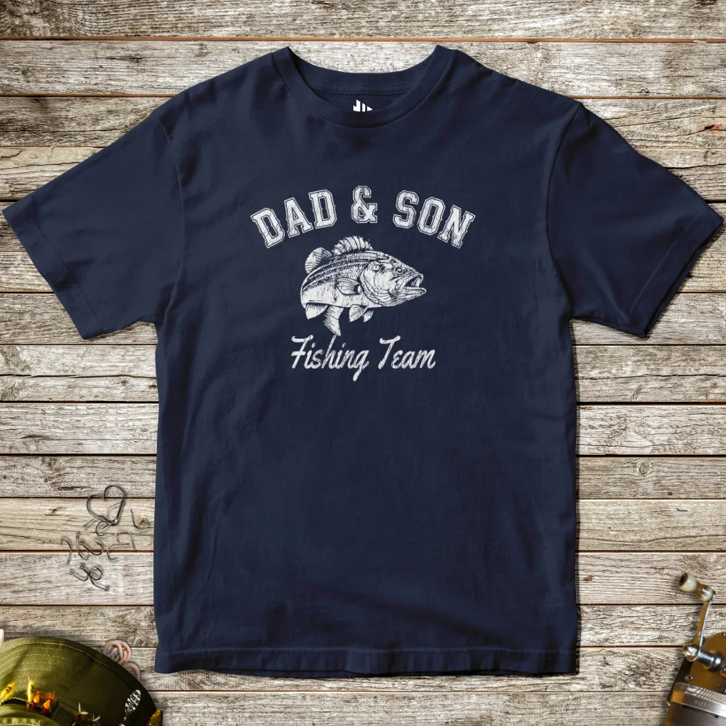 Navy, Dad and Son Fishing Team – fish-room