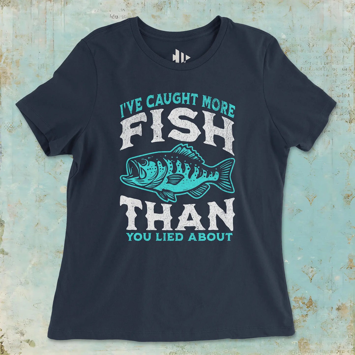 Navy, I've Caught More Fish Ladies’ Tee – fish-room
