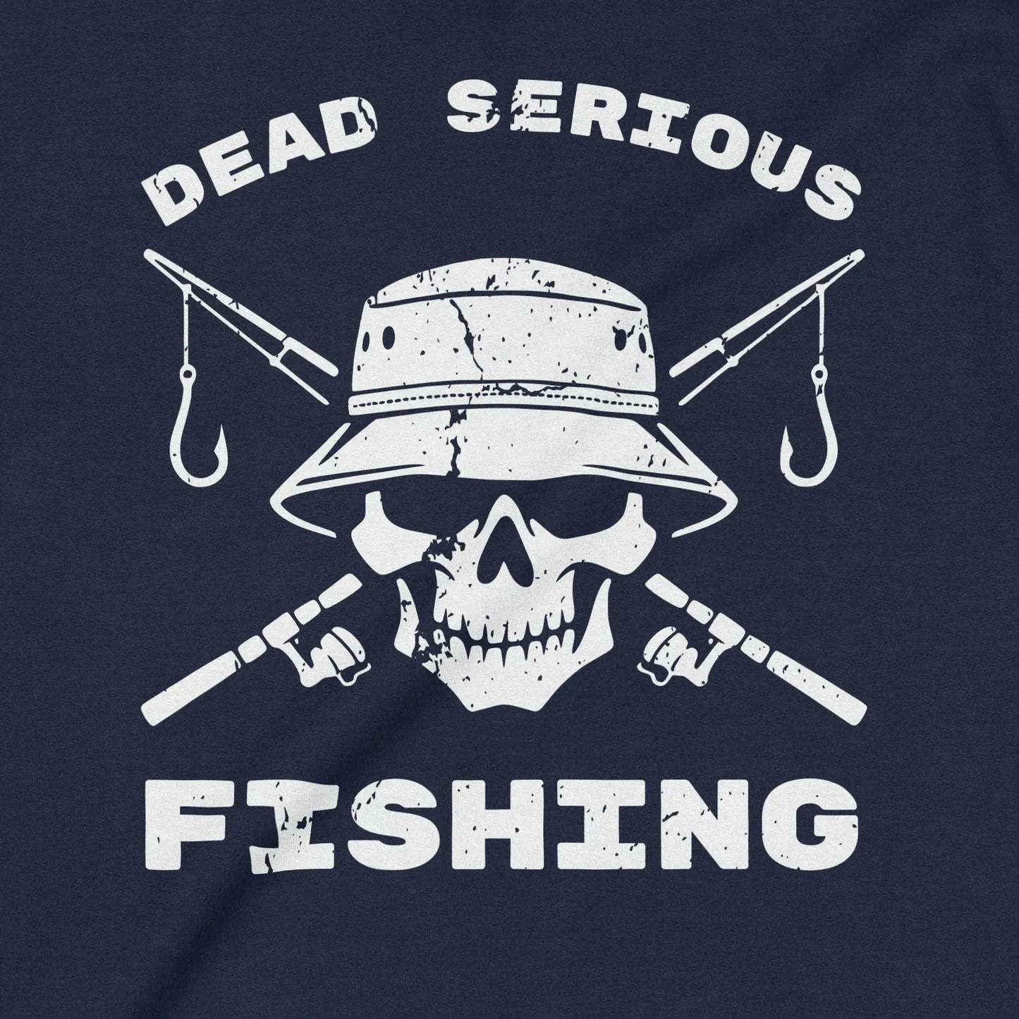 Navy, Dead Serious Fishing Sweatshirt – fish-room