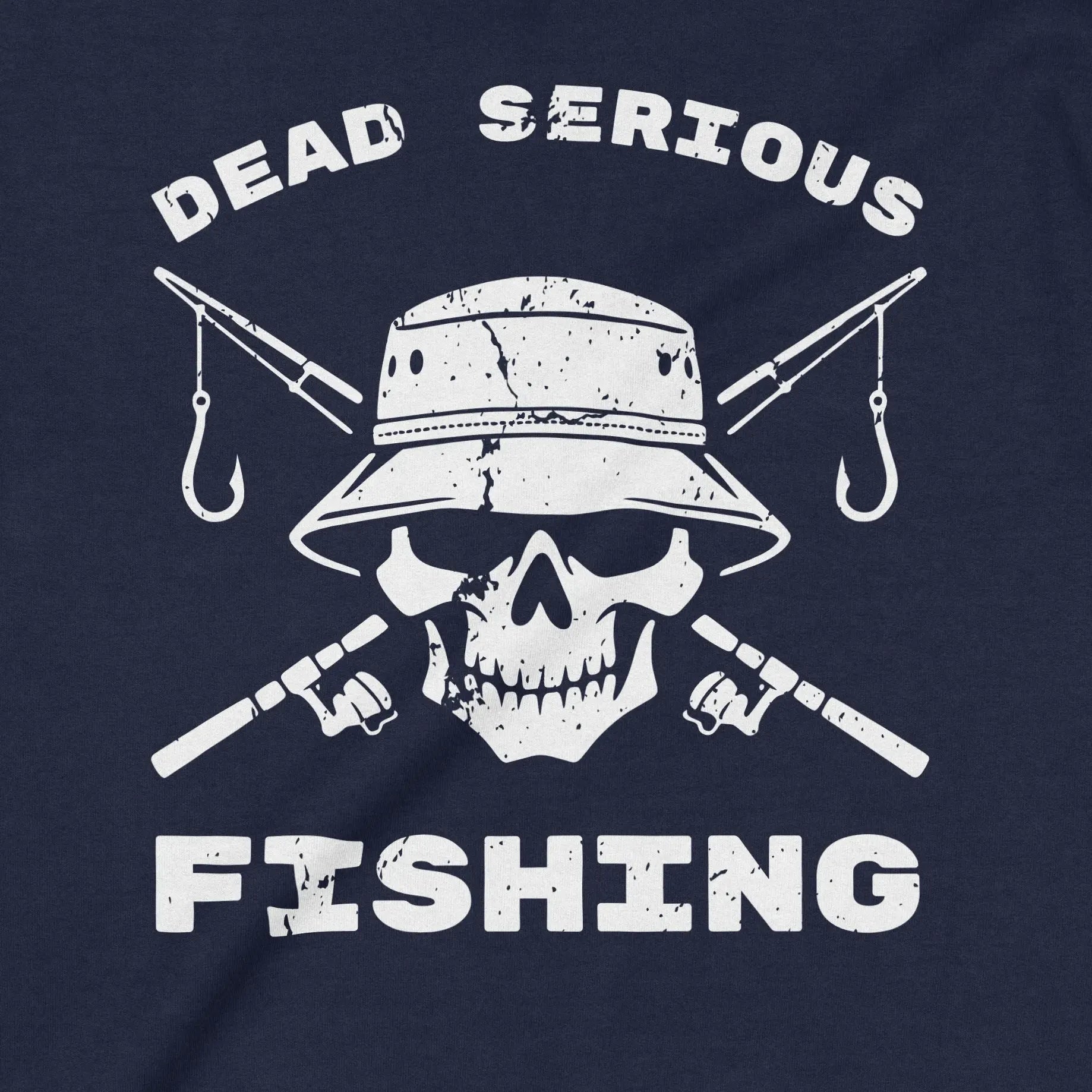 Navy, Dead Serious Fishing Sweatshirt – fish-room