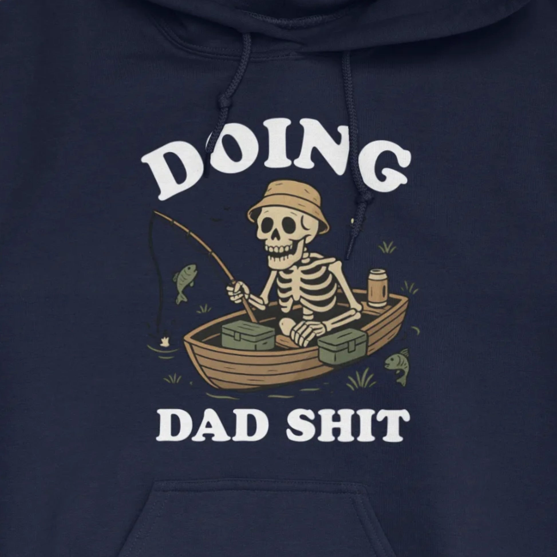 Navy, Doing Dad Shit Hoodie – fish-room