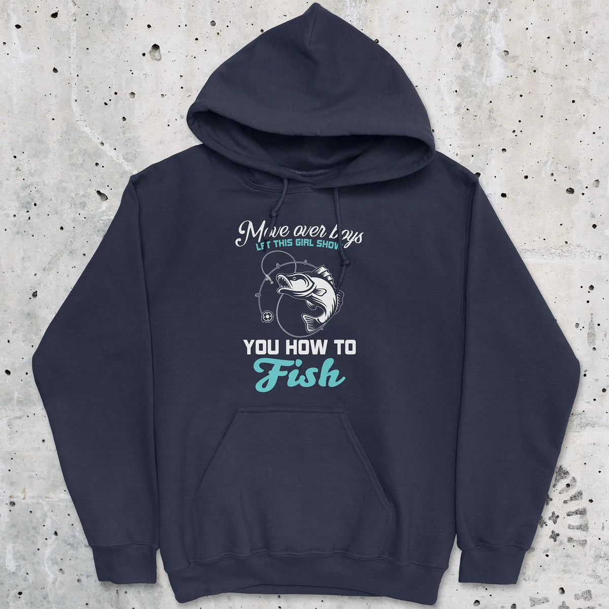 Navy, Move Over Boys! Hoodie – fish-room