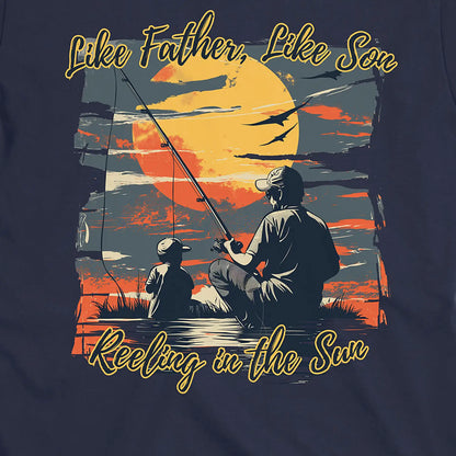 Navy, Like Father Like Son Tee – fish-room