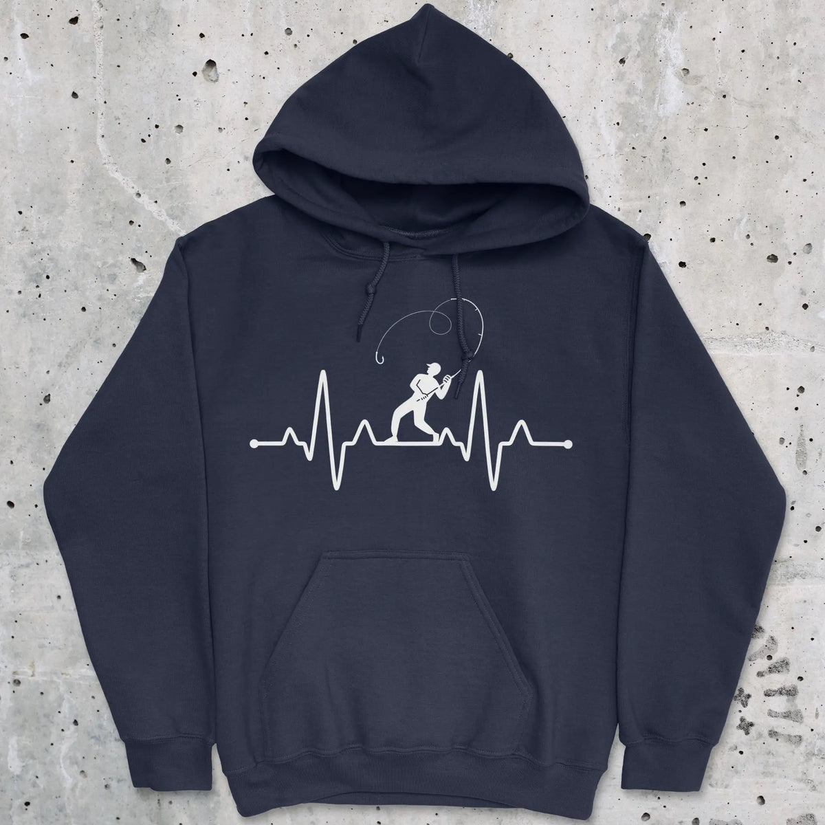 Navy, Fisherman's Heart Line Hoodie – fish-room