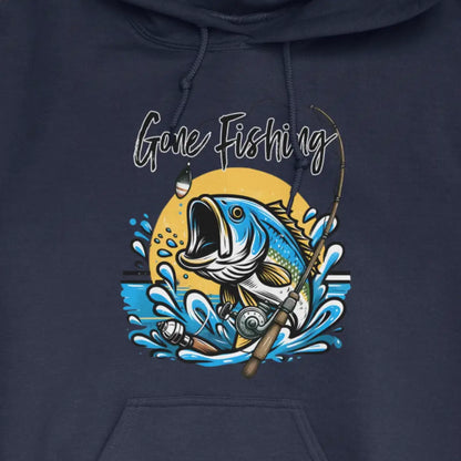 Navy, Gone Fishing Hoodie – fish-room