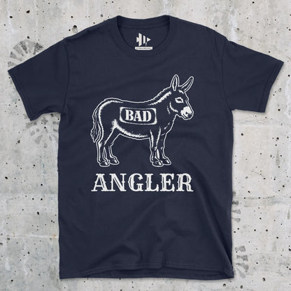 Navy, Bad Ass Angler Tee – fish-room