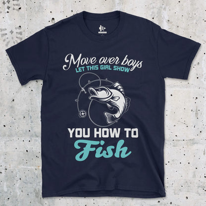 Move Over Boys Tee Navy T-Shirt