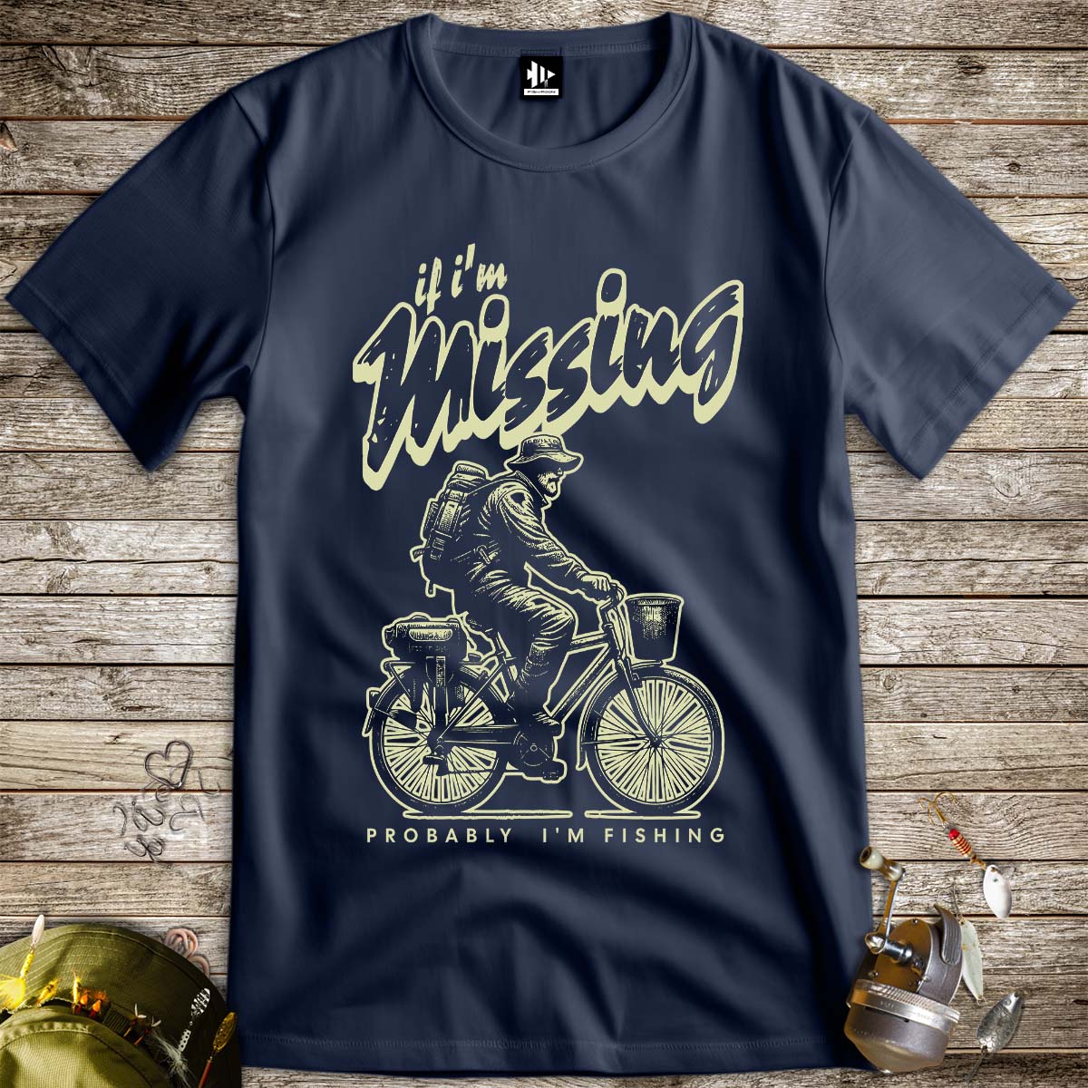 If I'm Missing, Probably I'm Fishing Tee-funny fishing t shirt-FISH-ROOM LLC