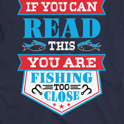 Navy, You're Fishing too Close Tee – fish-room