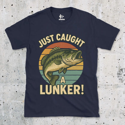 Navy, Just Caught a Lunker! Tee – fish-room