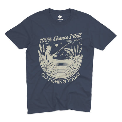 100% Fishing Day Tee