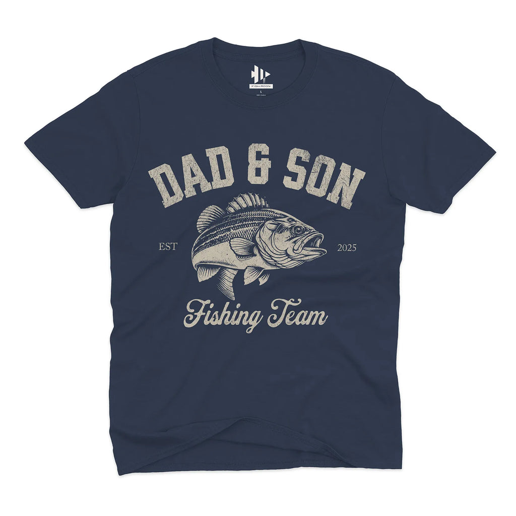 Dad & Son Fishing Team Tee
