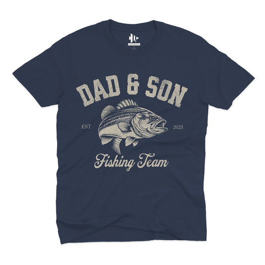 Dad & Son Fishing Team Tee