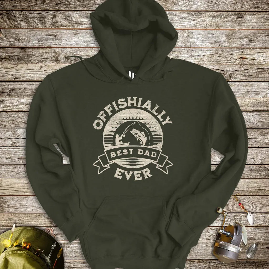 Offishially Best Dad Ever Hoodie - FISH - ROOM LLC