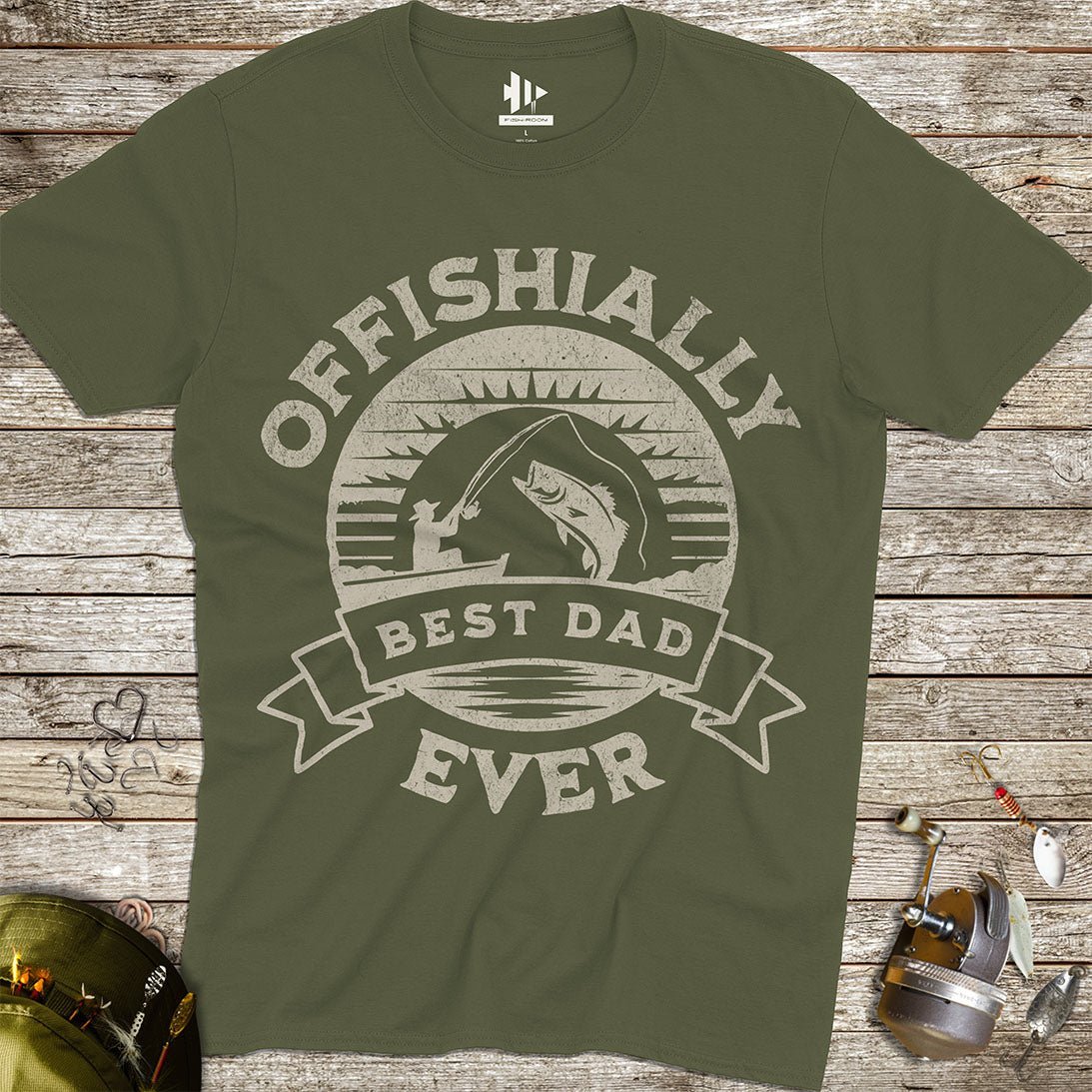 Offishially Best Dad Ever Tee - FISH - ROOM LLC