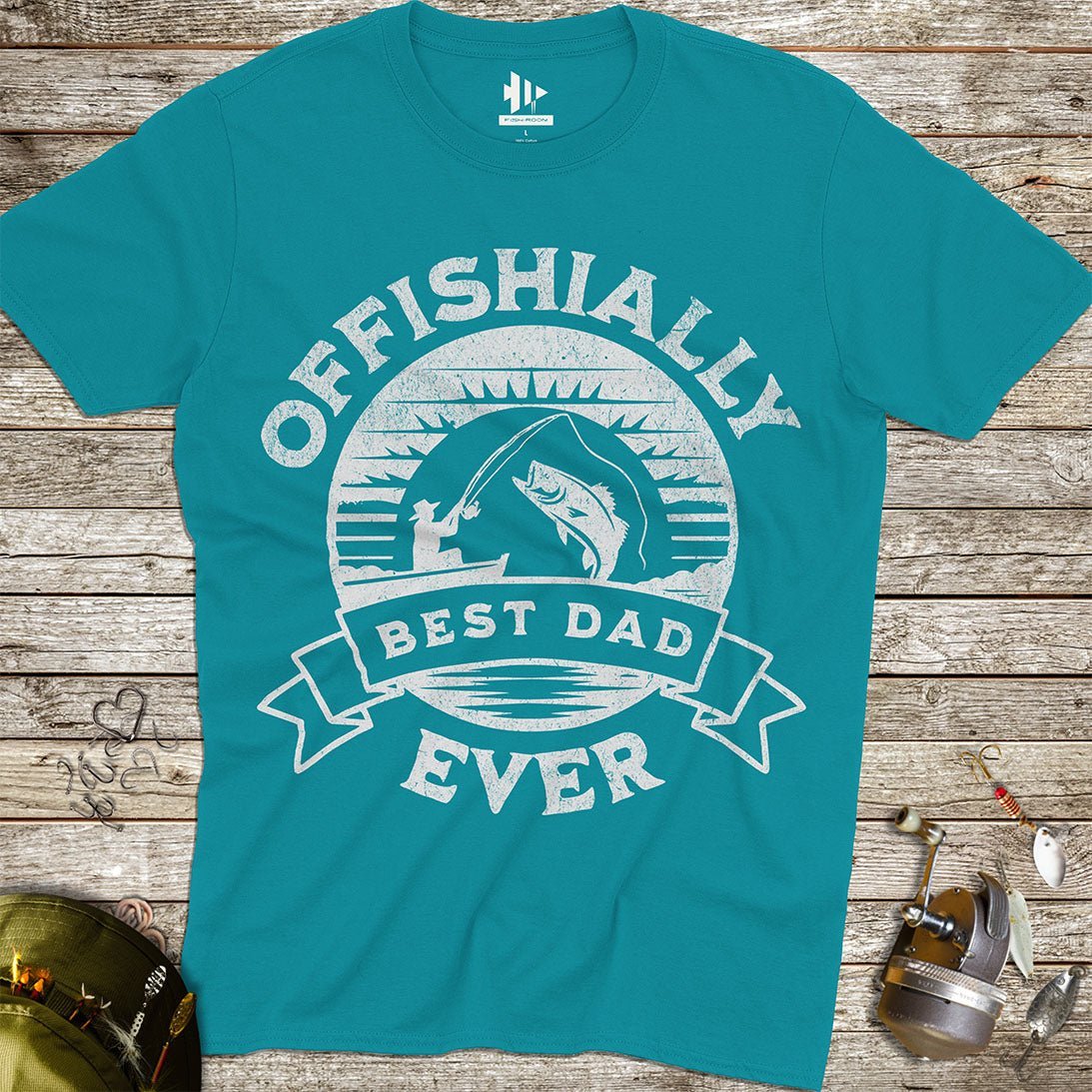 Offishially Best Dad Ever Tee - FISH - ROOM LLC