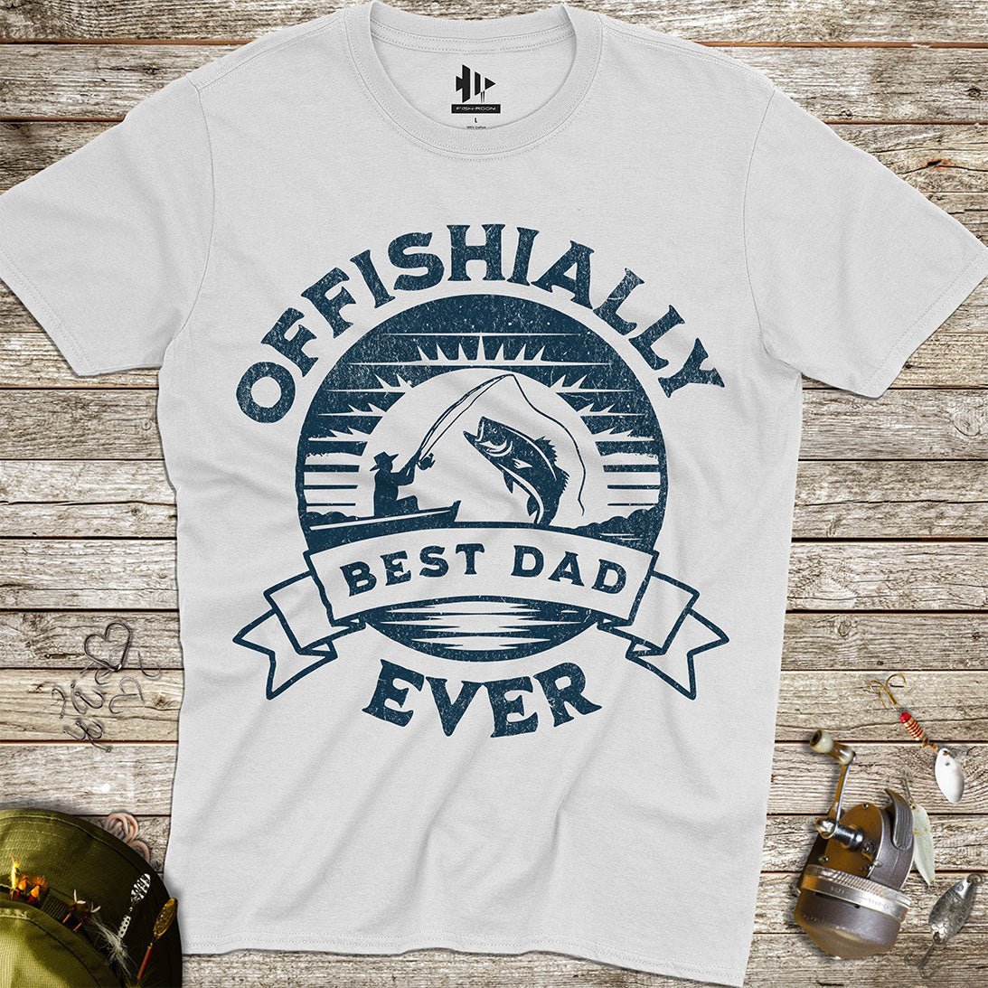 Offishially Best Dad Ever Tee - FISH - ROOM LLC