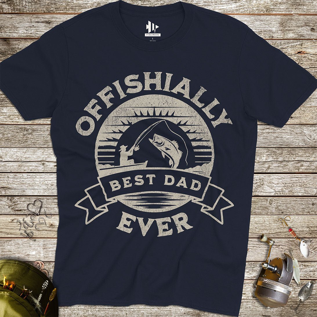 Offishially Best Dad Ever Tee - FISH - ROOM LLC