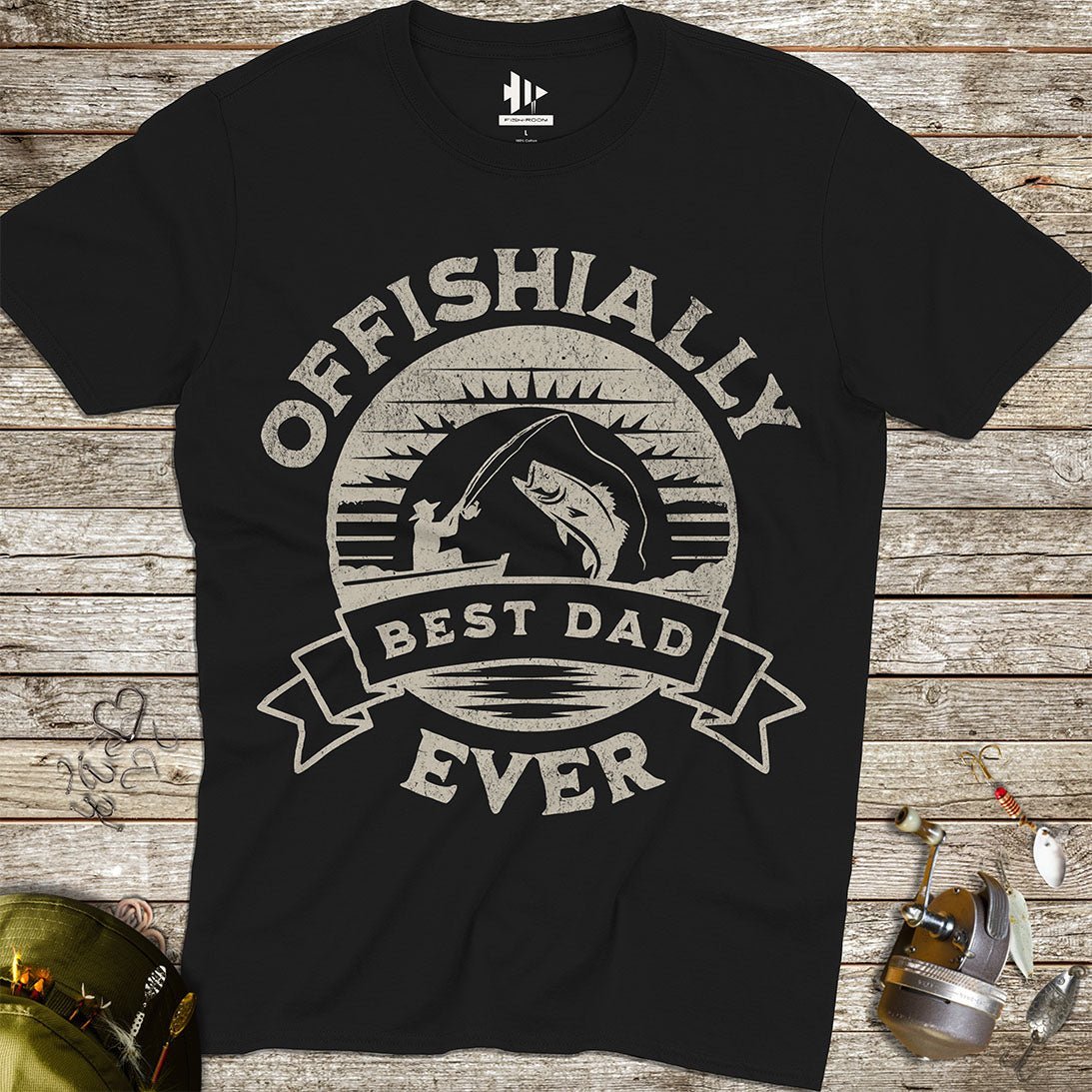 Offishially Best Dad Ever Tee - FISH - ROOM LLC