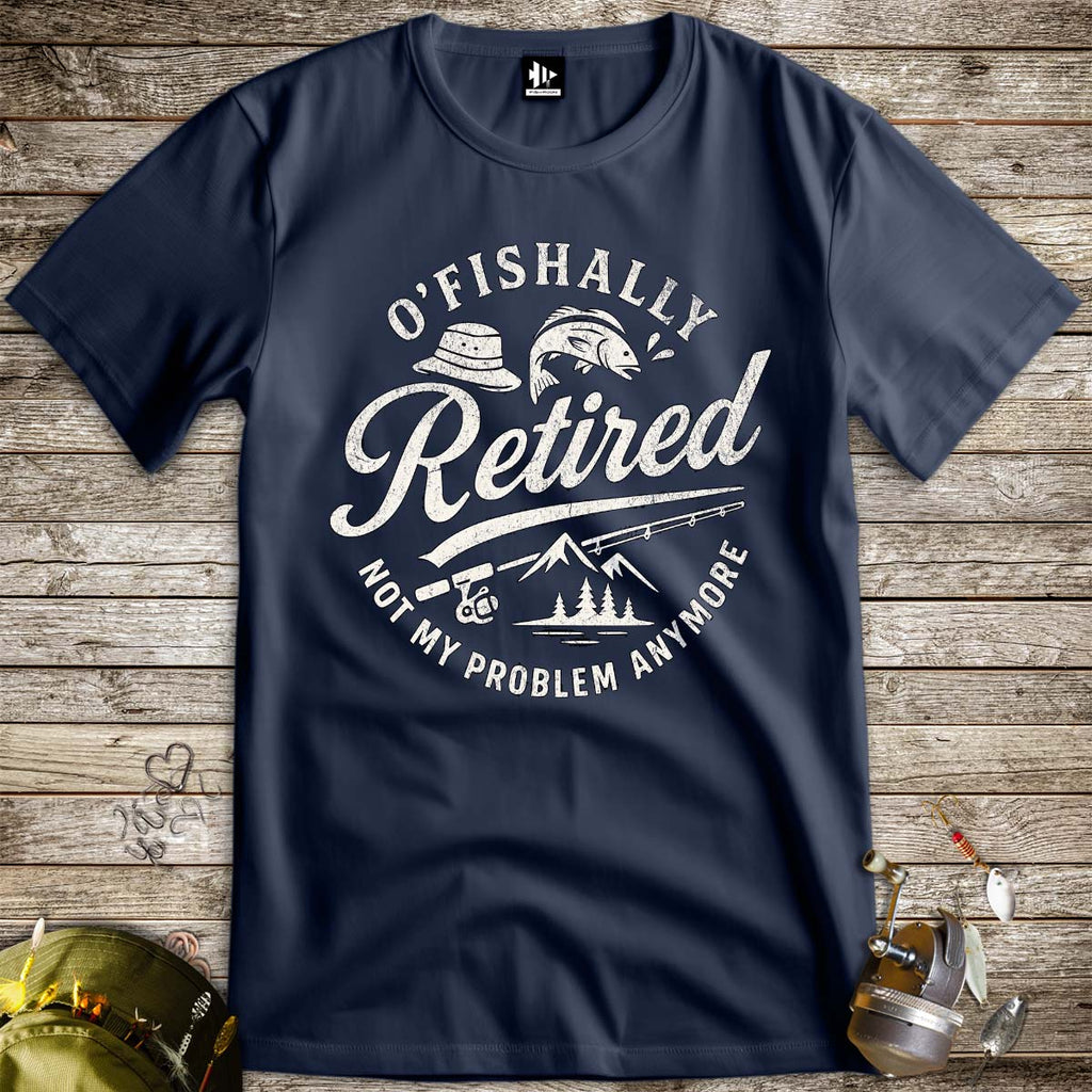 O'Fishally Retired Tee - FISH - ROOM LLC