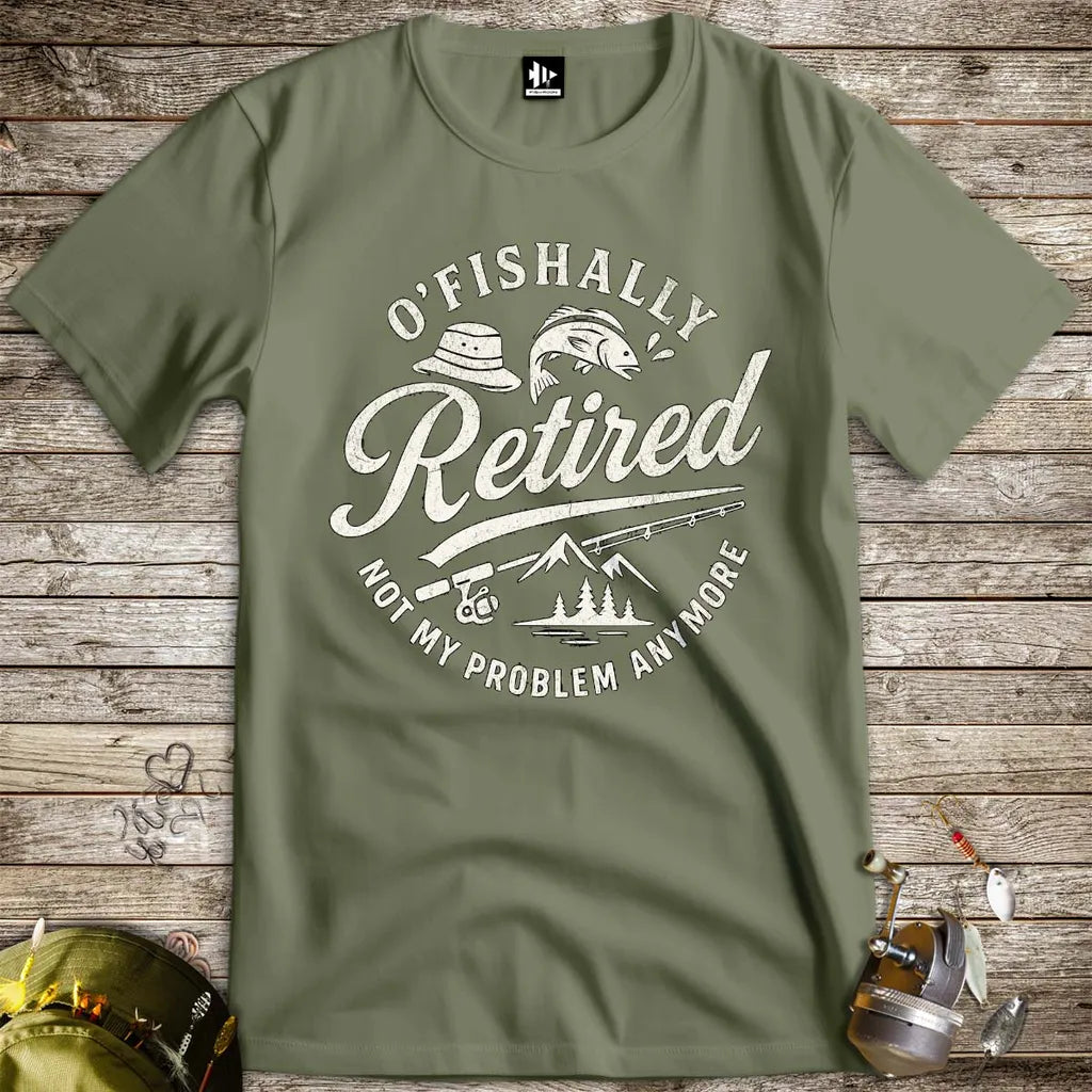 O'Fishally Retired Tee - FISH - ROOM LLC